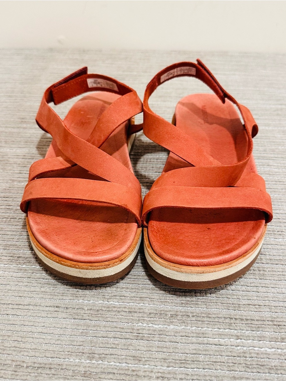 MERRELL Juno Backstrap Women's Size 8 Redwood Red Sandals Shoes - Picture 3 of 9